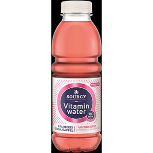Sourcy vitamin water Framboos granaatappel (50cl)