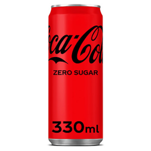 Coca Cola zero blikje (33cl)